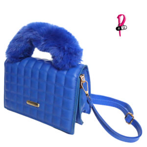 Bolso Azul agarrador de peluche